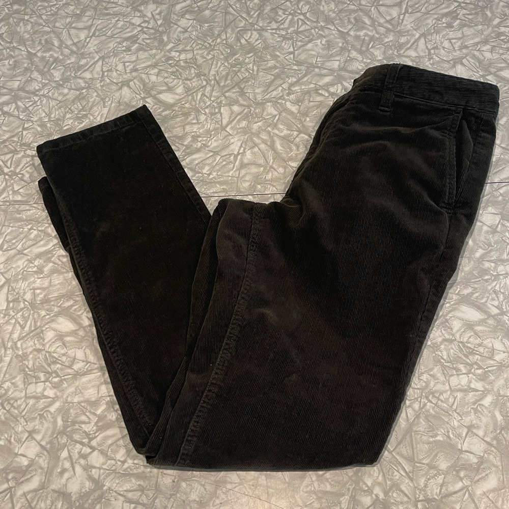 Simons Deep Green Corduroy Pants for Men